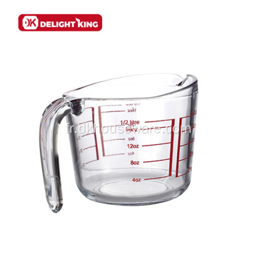 Ensemble de 2 tasses à mesurer en verre borosilicaté élevé